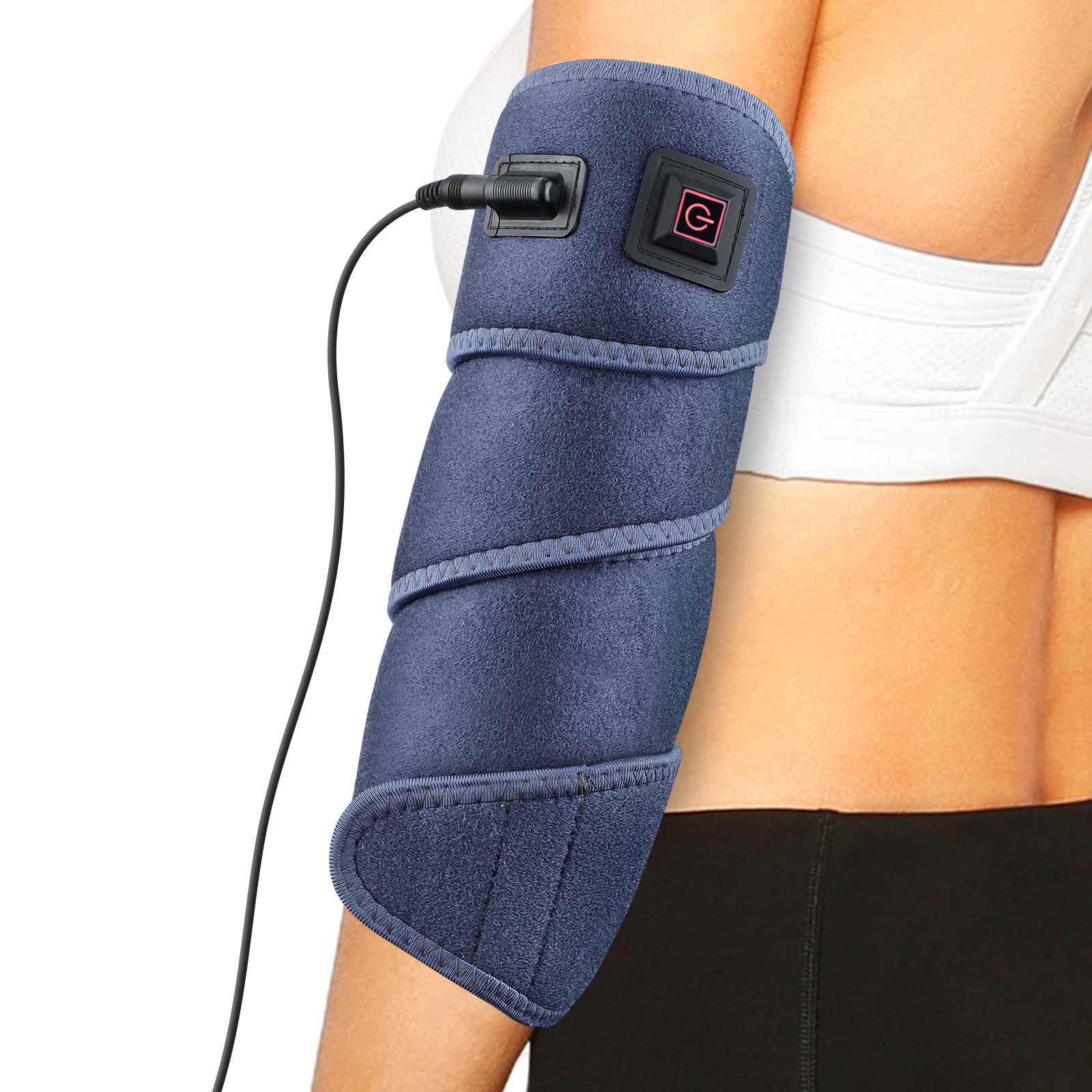 Heated Pad Warp 3 Levels 30 Seconds Heat Relieve Pain Promote Blood Circulation Overheating Prevented Reduce Inflammation