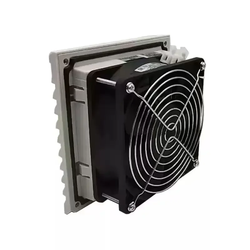 LY For FK6621 Industrial Enclosure Louver Filter Fan Unit Dustproof Grille Ventilation Exhaust Cooling Fan DC 24V Terminal Fan