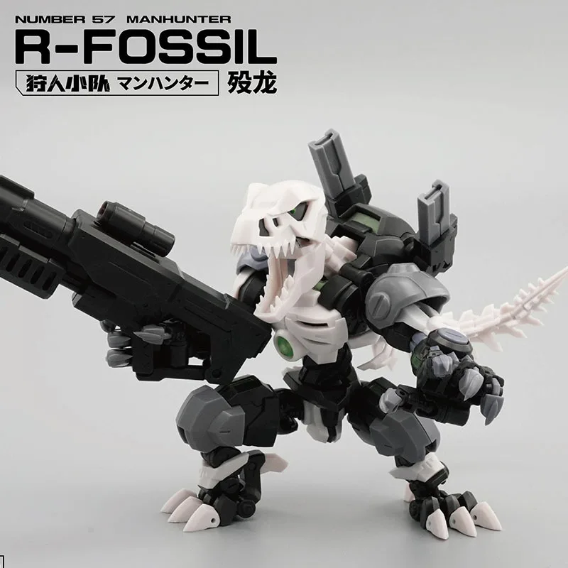 FIFTYSEVEN Nomor 57 No.57 Seri Manhunter KEMO GROUND ARMOR Turtle 1:24 Model Rakitan Dalam 3 Kepala Mainan Action Figure Beruang Katak