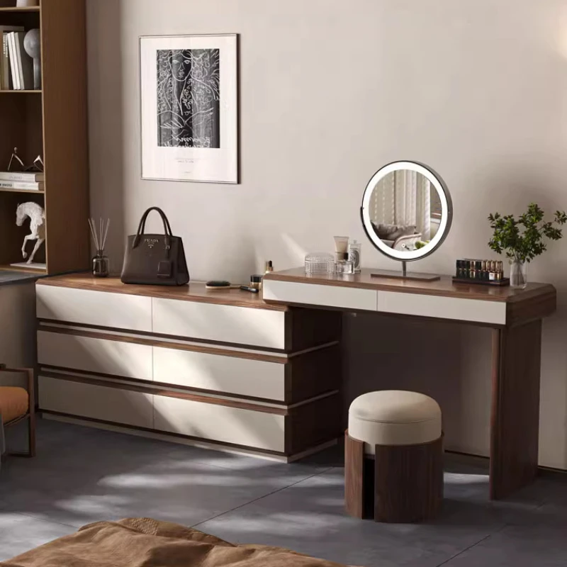 

Advanced Dressing Table Master Bedroom Storage Cabinet Integrated Bedroom Modern Expandable Storage New Minimalist Style Table