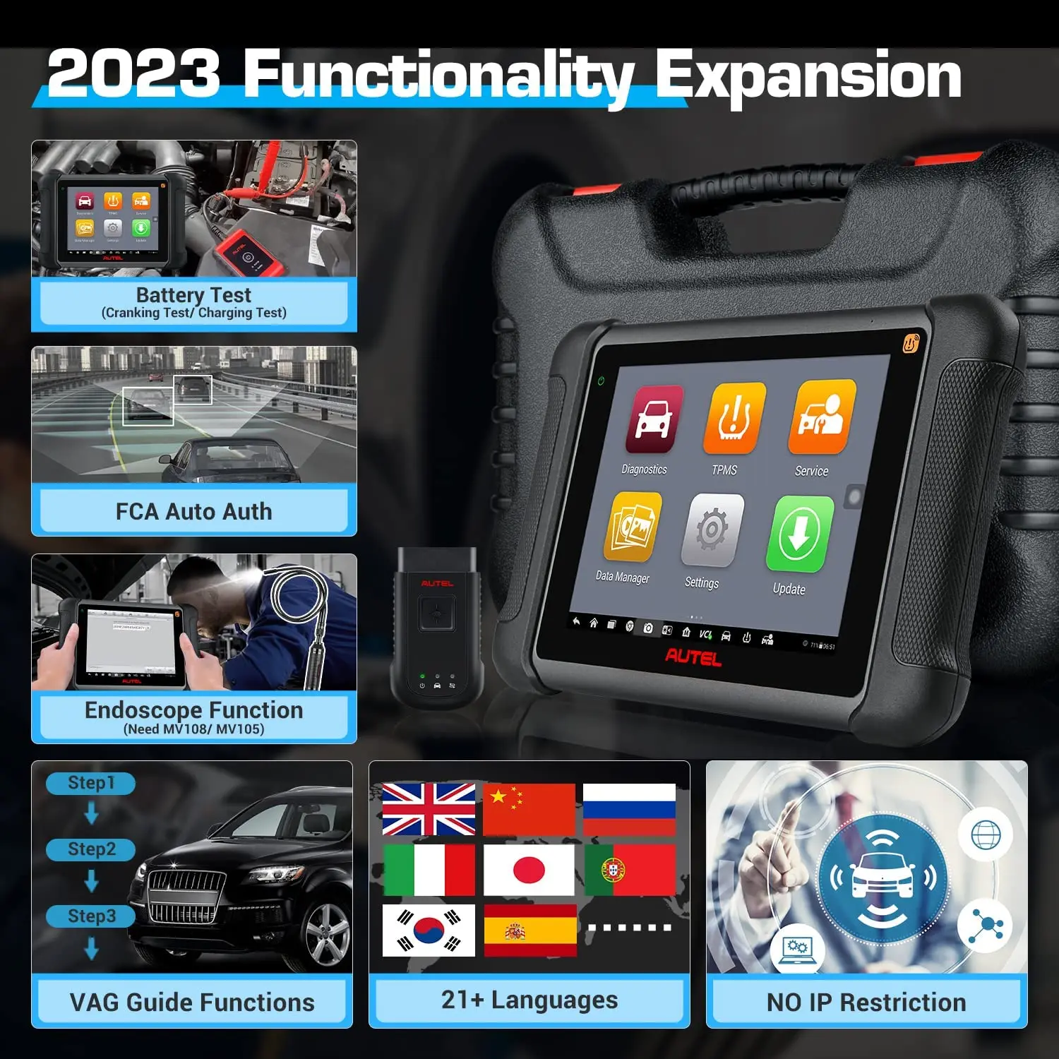 Autel MaxiSys MS906TS TPMS Programmable Sensor Diagnostic Tool TPMS Auto Diagnostic Scanner MS906TS MK808TS MP808TS