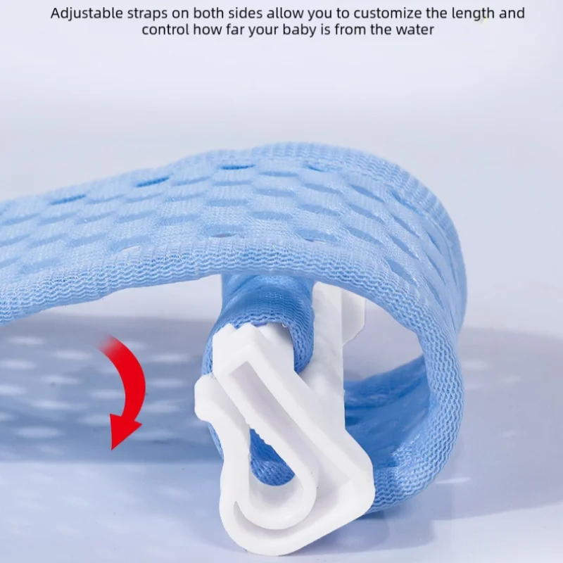 Image 6: Coussin de bain réglable pour nouveau-né, en forme de croix, antidérapant, pour baignoire et douche