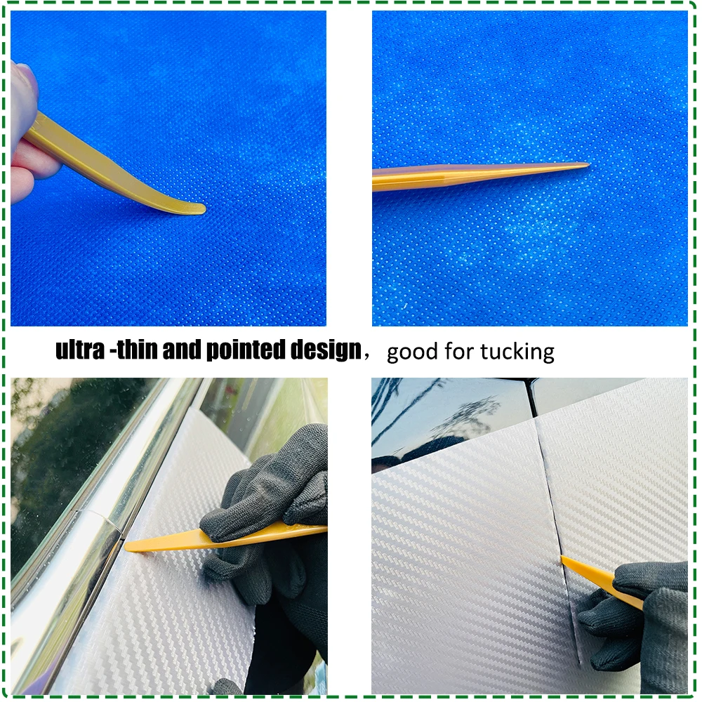 TOFAR 1/13 Auto Zubehör Carbon Film Wrap Micro Stick Rakel Schaber Rand Detaillierung Vinyl Wrapping Werkzeug Fenster Tönung Kit – Detail 26