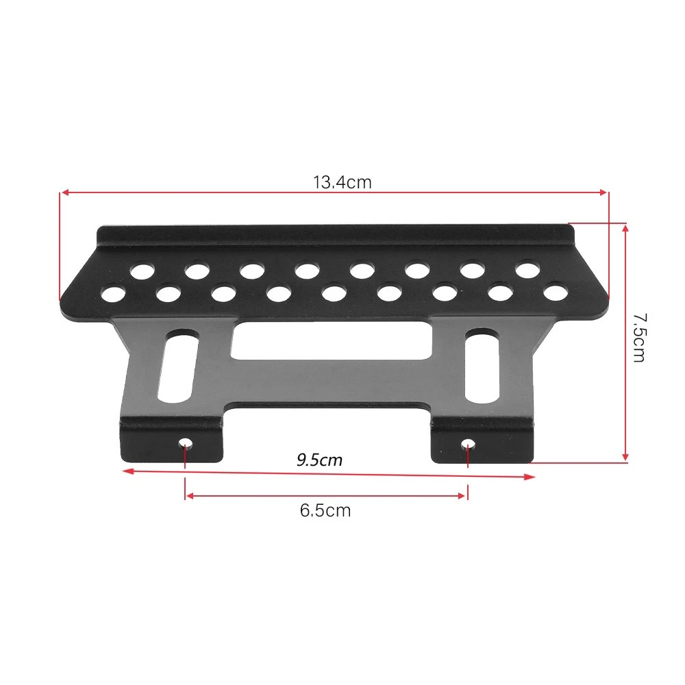 2Pcs Aluminum Alloy SCX10 Rock Slider Side Step for 1/10 RC Car Crawler Axial SCX10ii 90046 90047 Wrangler RC4WD D90 TF2 Upgrade
