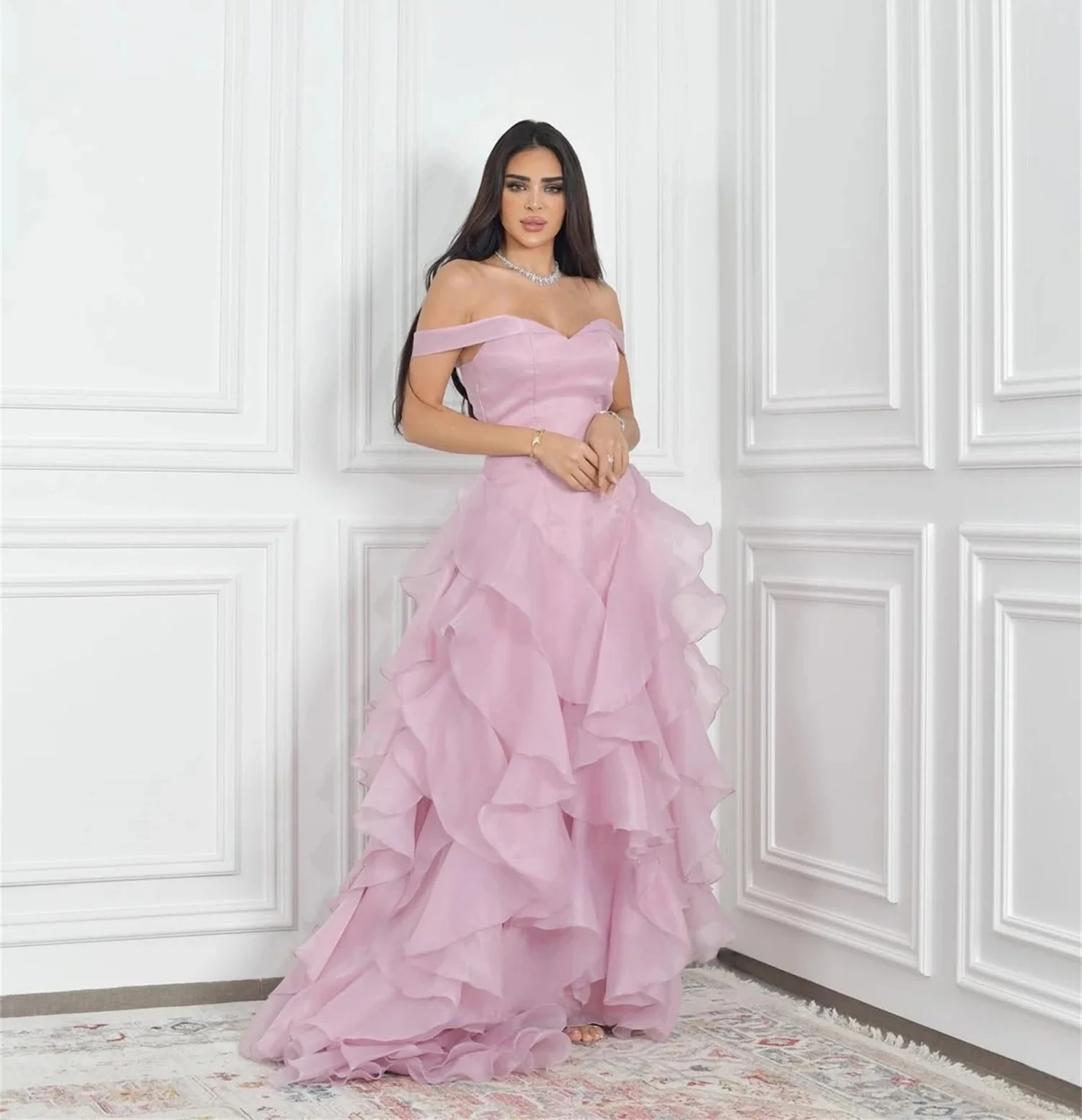 

Розовое вечернее длинное платье на заказ, вечерние платья Pastrol, унисекс, Джерси в стиле ретро, Дубай, Саудовская Аравия, Израиль, выпускной по индивидуальному заказу