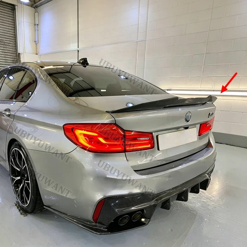 For BMW 5 Series G30 G38&M5 F90 PSM Style 2016-2023 Car Trunk Spoiler Carbon Fiber Auto Rear Trunk Wing Accessories Spoiler
