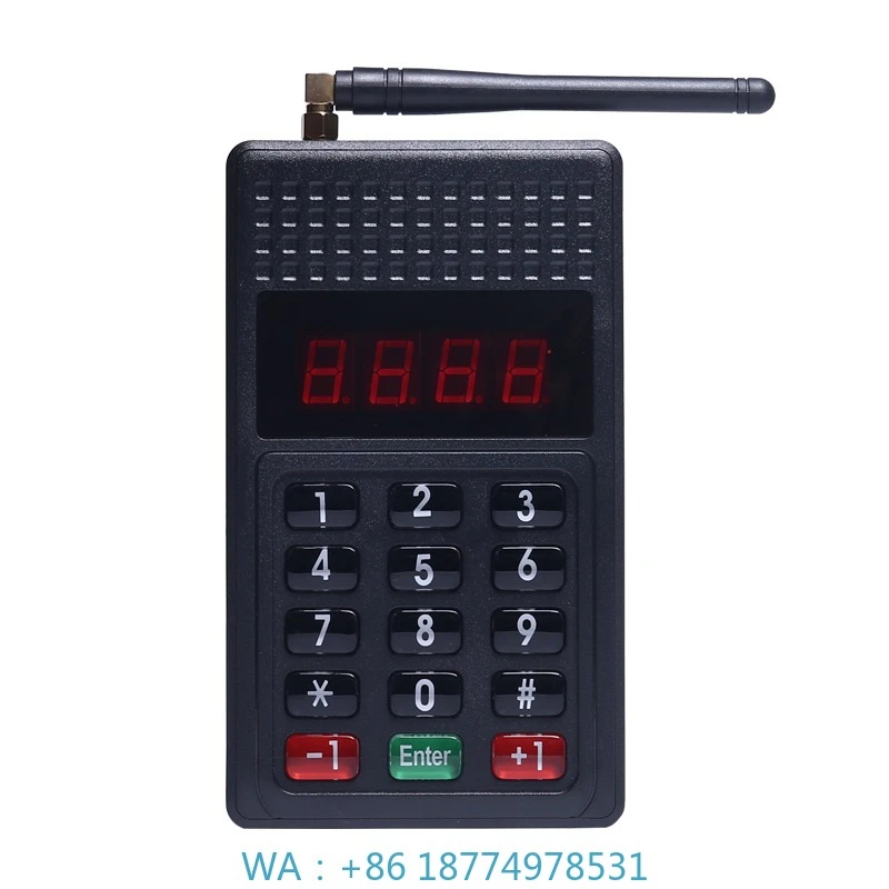 g Customer Service Waiter Buzzer Coaster Pager System Wireless Queue Callin