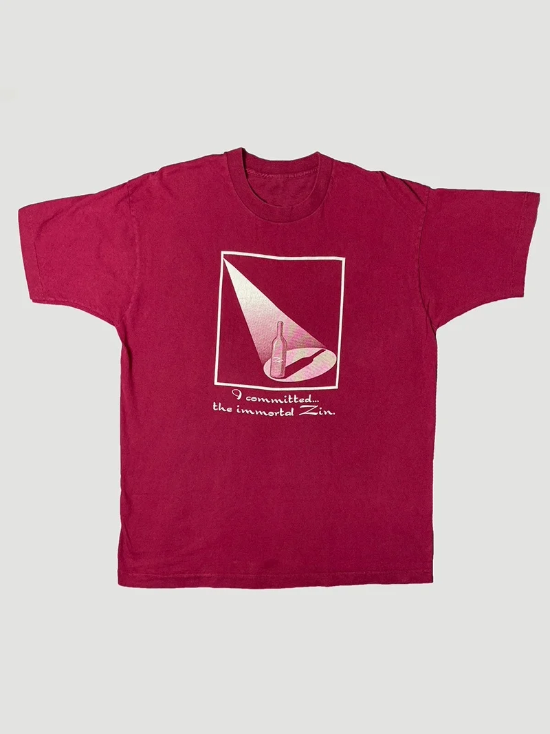 

Retro 90s Cotton ort Sve T-irt Beer Bottle Pattern Direct Print American Sle Pure Cotton Breathable Summer Tee