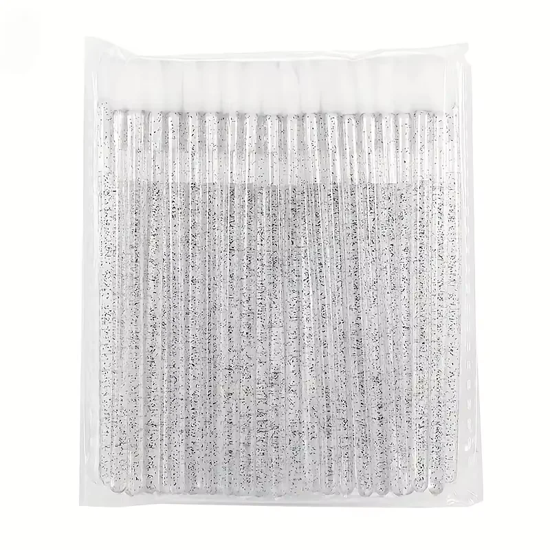 Brosse à lèvres jetable, applicateur de cils individuel, pinceaux de maquillage pour enlever les cils, nettoyage, Extension de Mascara, vente en gros, 50 pièces