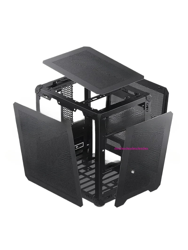 C6 ITX/MATX Home/Office Mini Desktop PC Case Suporte de interface tipo C