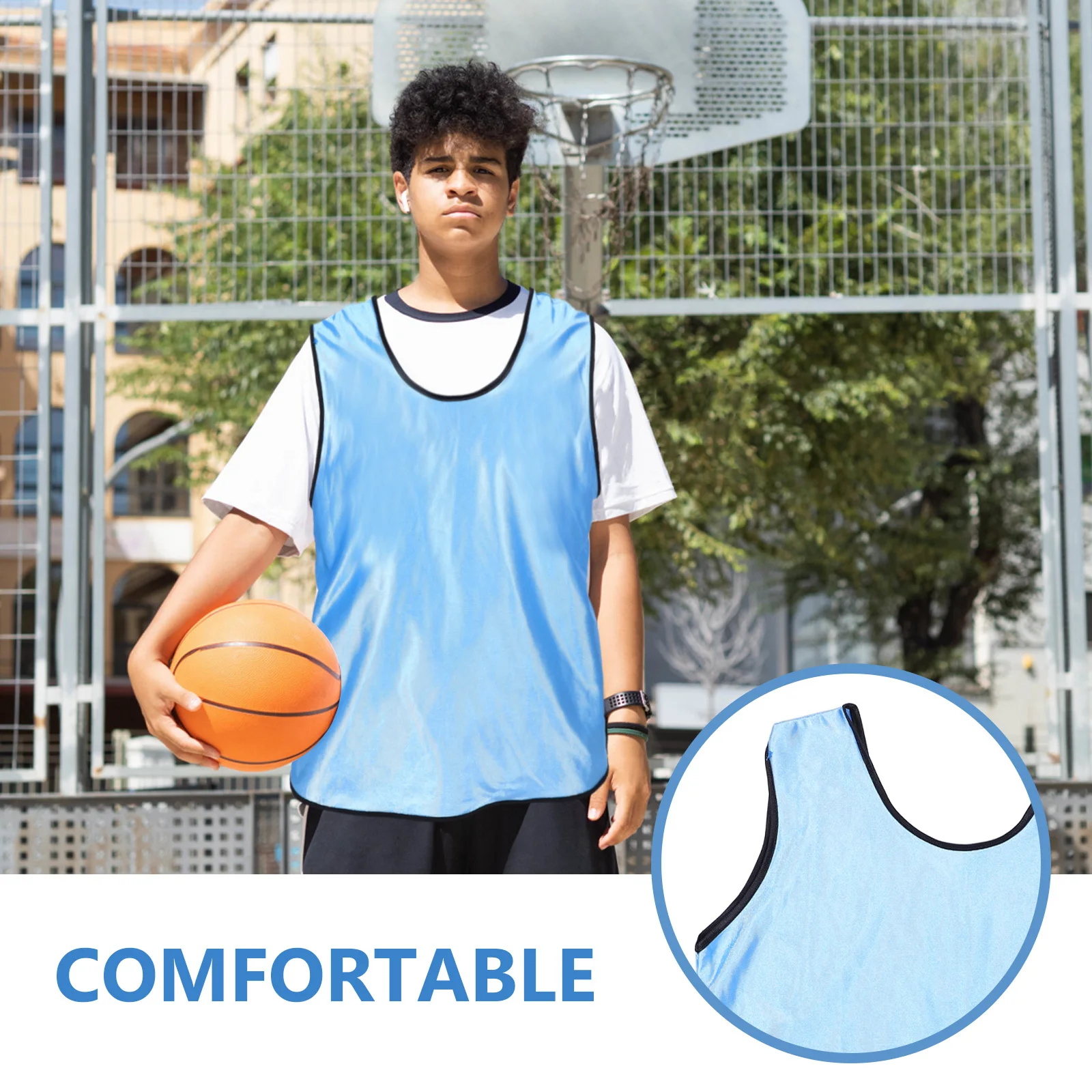 2 Buah Rompi Latihan Tim Bernapas, Rompi Olahraga untuk Remaja dan Dewasa, Jersey Latihan Sepak Bola Basket Portabel, Rompi Olahraga