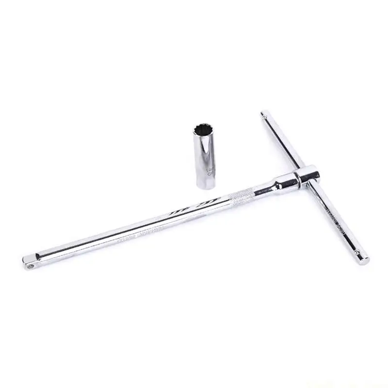 A2BE T-Handle Universal Joint Three-stage Socket Wrench 14mm 16mm Remover Installer Auto Car Repair Tool