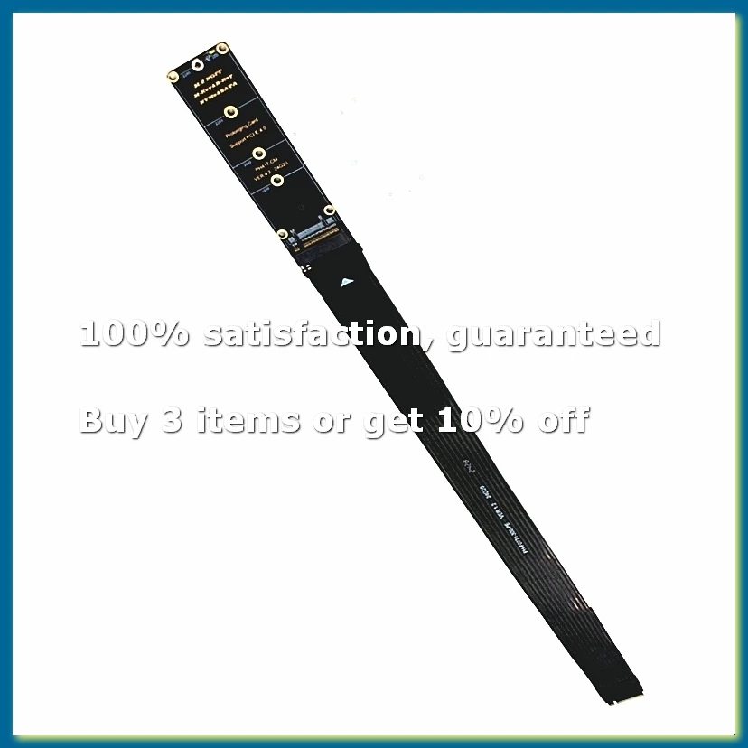 NGFF M.2 M-KEY NVME Extension Cable Expansion Card PCIe4.0 SATA6G Notebook External Extension Cable-DTB3