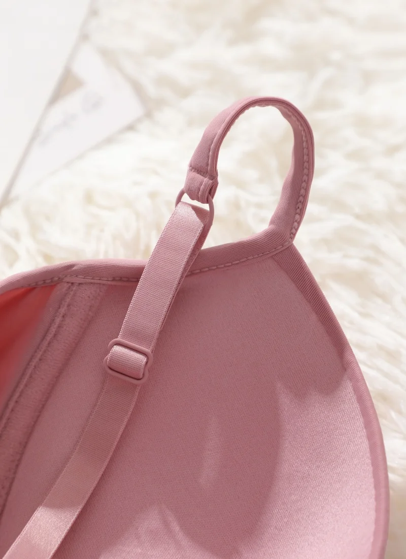 Neue sexy nahtlose BHs für Damen, Push-Up-BH mit verstellbaren Trägern, 5 einfarbige Farben, 3/4-Cup-Bralette für Damen in Übergröße 34-42B – Detail 8