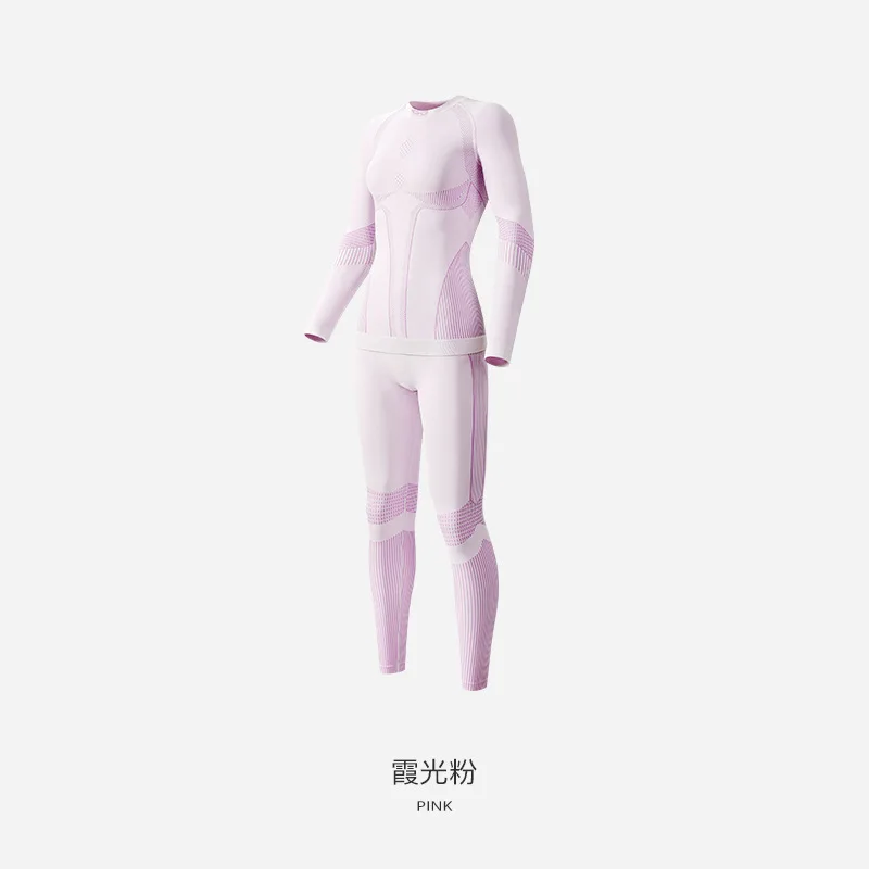 New Ski Quick Drying Clothes for Men and Women, Outdoor Snow Cycling, Sweat Wicking and Warm Sports Underwear Set