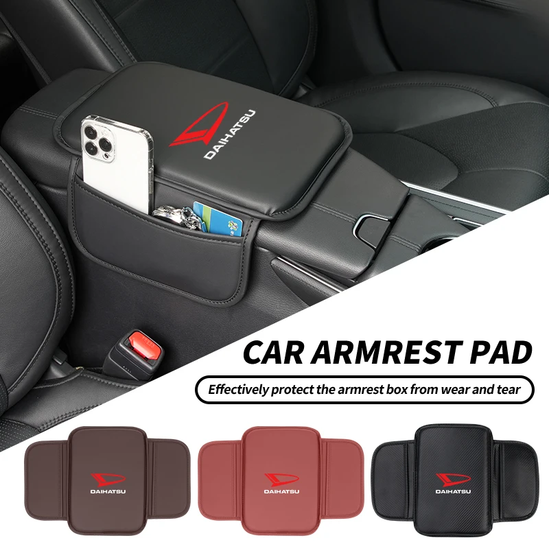 

Car Central Armrest Cushion Box Mat Nonslip Protective Cover Pad Accessories For Daihatsu Tanto Custom FunCross Move Canvas