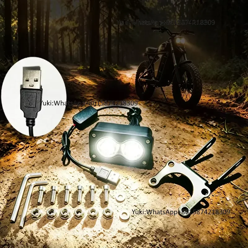 Trontech 5V USB Baja Light Plug & Play LED Motorcycle Head Light for  Light Bee X Talaria Segway E-Moto Off-road Dirt