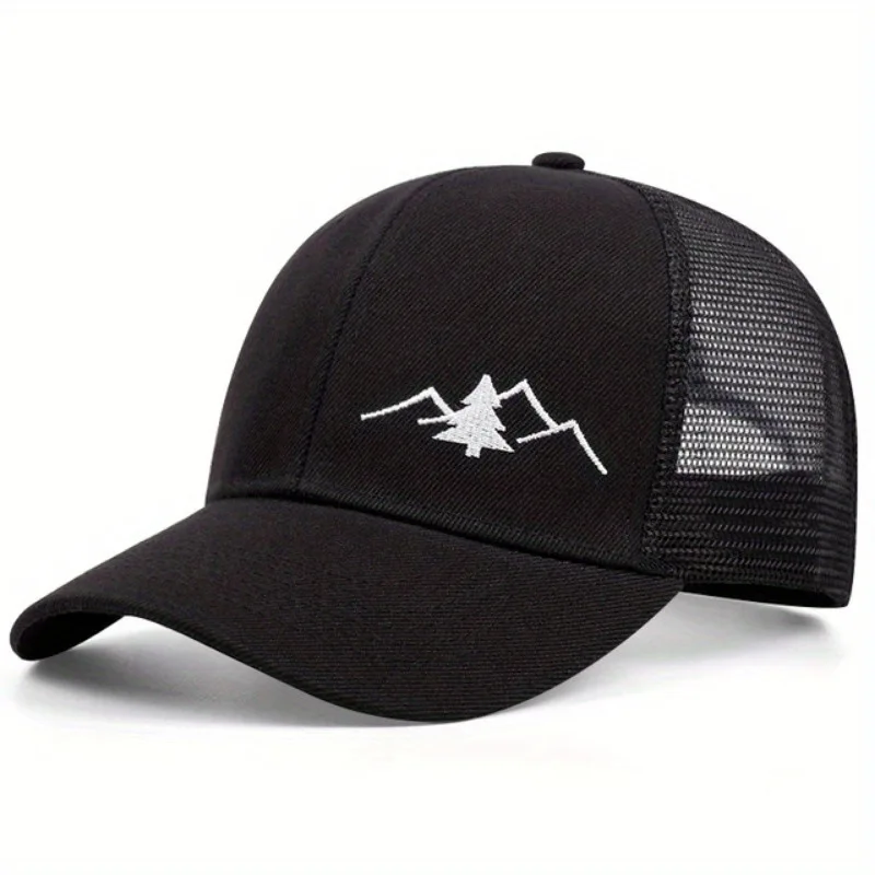 New Baseball Hat Outdoor Men's Mesh Hat Sports Fashion Sunshade Duck Tongue Hat Breathable Sunscreen Hat
