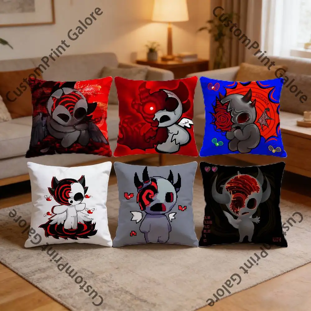 

Tainted Apollyon B-Binding I-Isaac Polyester Printed Pillow Cover Square 30 35 40 45 50 55 cm Soft for Sofa Bed Car Home Decor