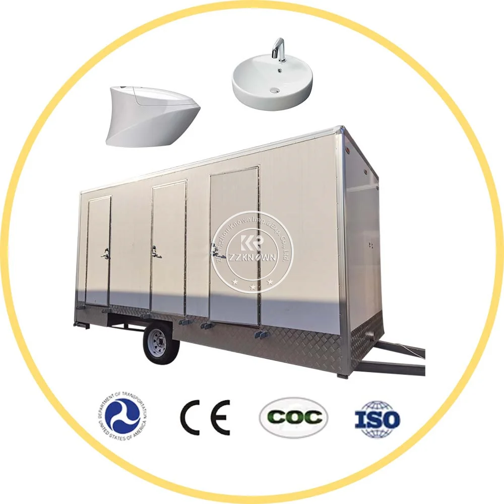 2023 Portable Toilets Trailer Luxury Vip Mobile Toilet Trailer Various Application Scenarios Beach Wedding Outdoor Party