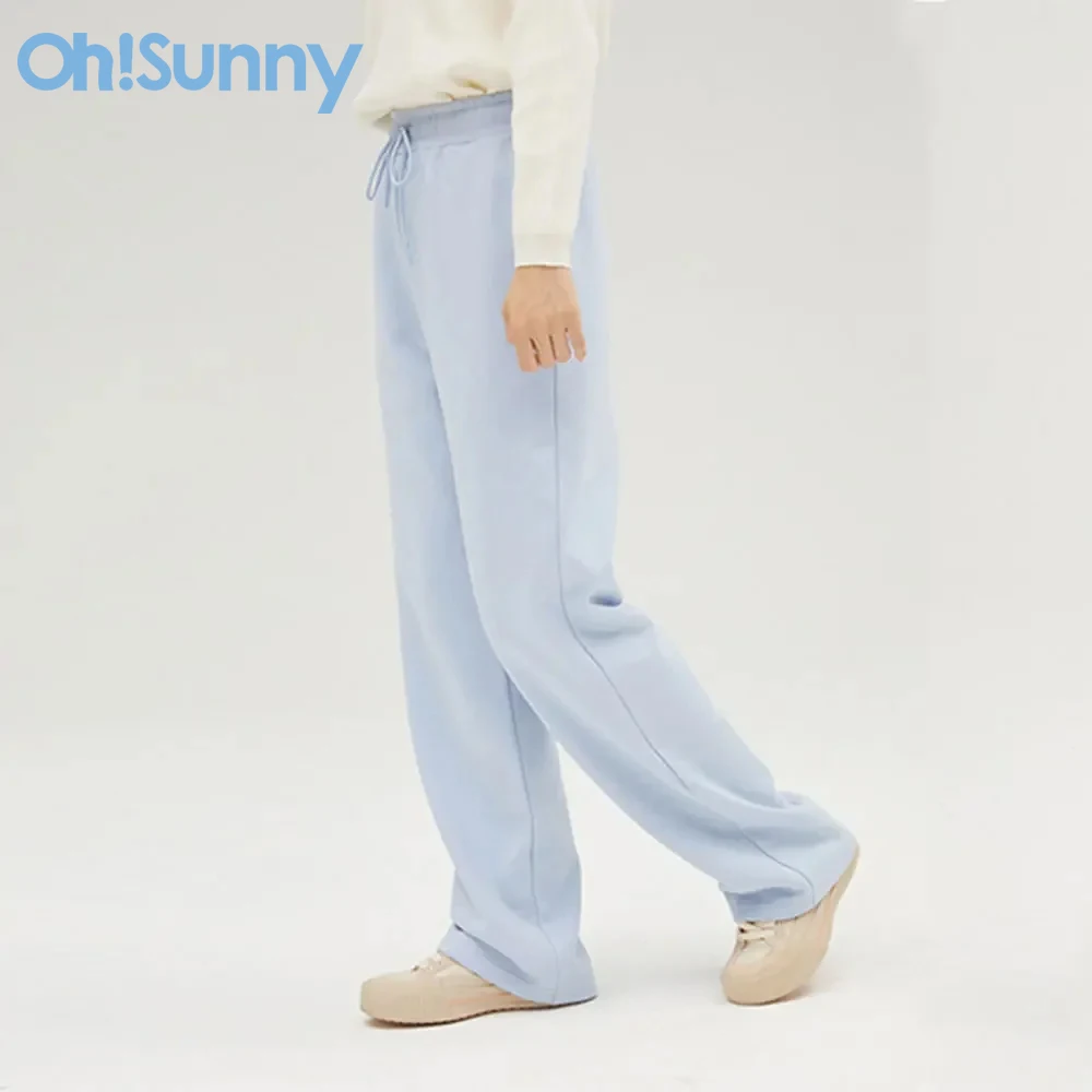 

OhSunny Women Jogging Pants High Waist Elastic Sports Trousers Gym Running Training Fitness Trouser Casual Loose Sportswear