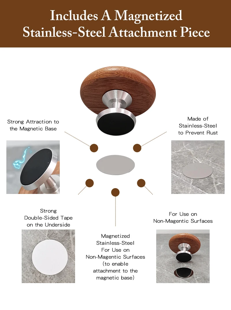 Espresso Shot Spiegel Magnetische Kaffee Extraktion Spiegel Bodenlose Siebträger Objektiv Durchflussrate Beobachtung Barista Zubehör – Detail 3