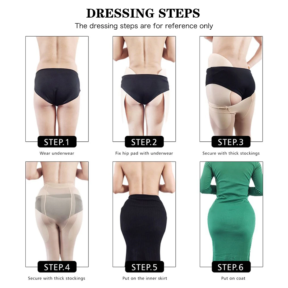 Eyung L S Hip Pad Enhance Hip Sexy Silicone Pad Buttock Women Sexy Butt Thigh Shaper Silicone Padding For Crossdresser Shemal