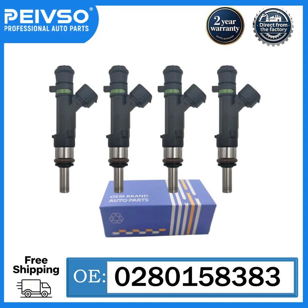 3/4pcs 0280158383 420874000 Fuel Injectors for Seadoo GTX RXP RXT GTI GTR Wake FISH Base Cruise Sport Explorer Limited 2016-2024