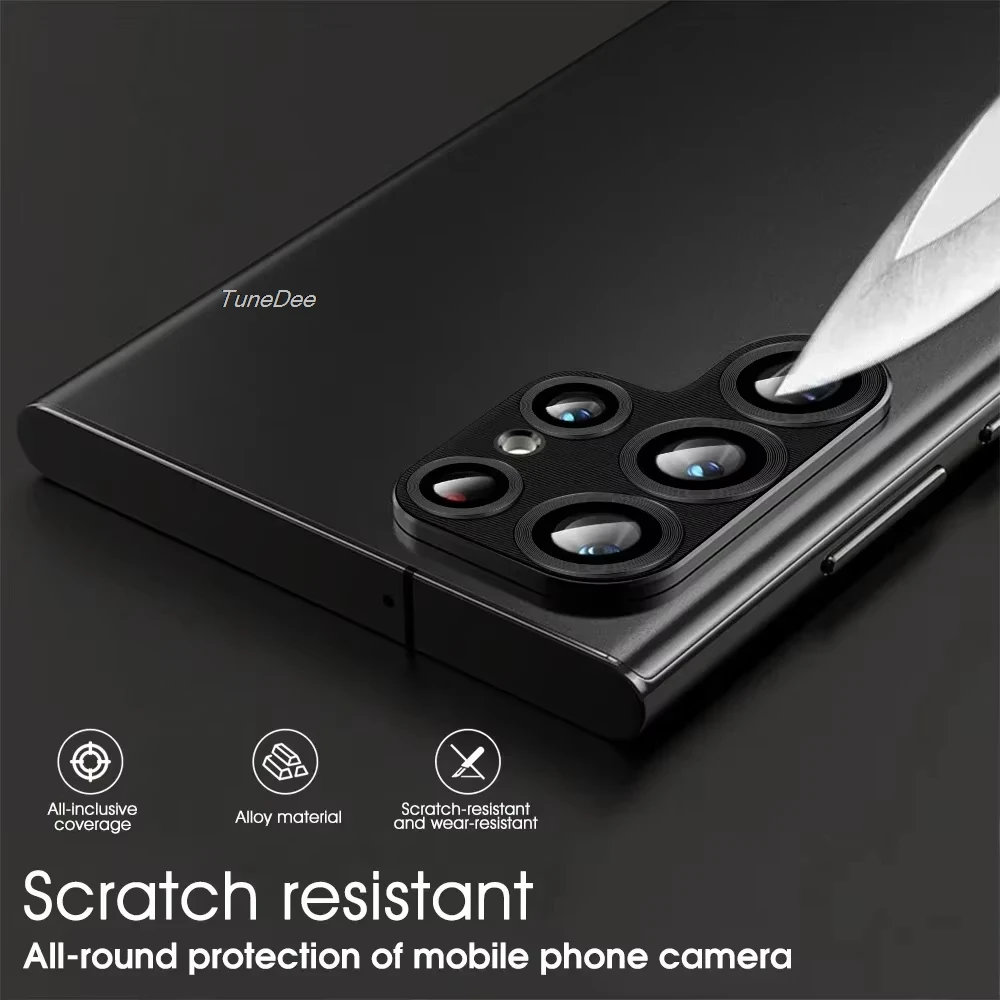 Picture 4: Metal Camera Lens Protector for Samsung Galaxy S26 S25 S24 S23 Ultra Back Lens Case Tempered Glass Ring Ultra high definition