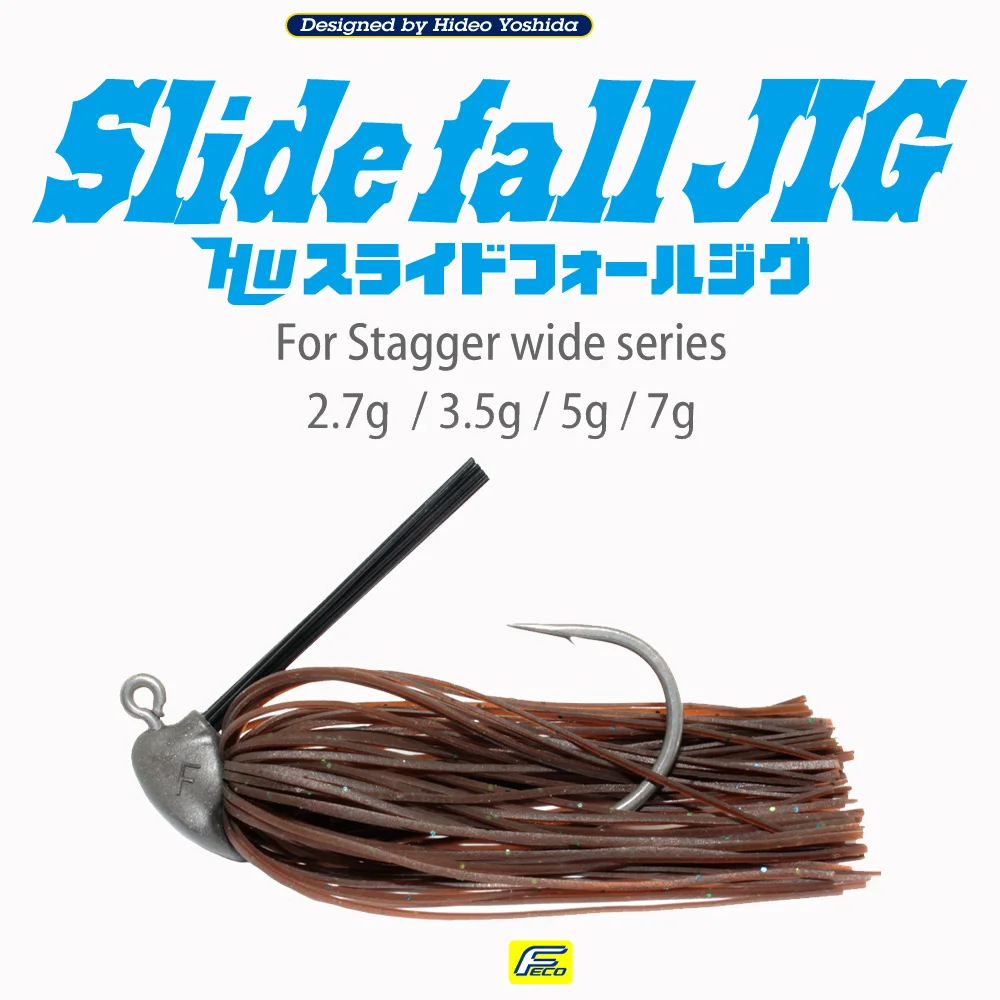 

HIDEUP Dislocation Slip JIG Lure Bait HU SLIDE FALL with Grass Barrier Glue Group JIG