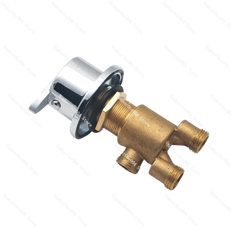 1 in 2 Out Bathtub Valve Set , Bathroom Separator for Tap and Sprinkler , Shower Room Faucet Switch