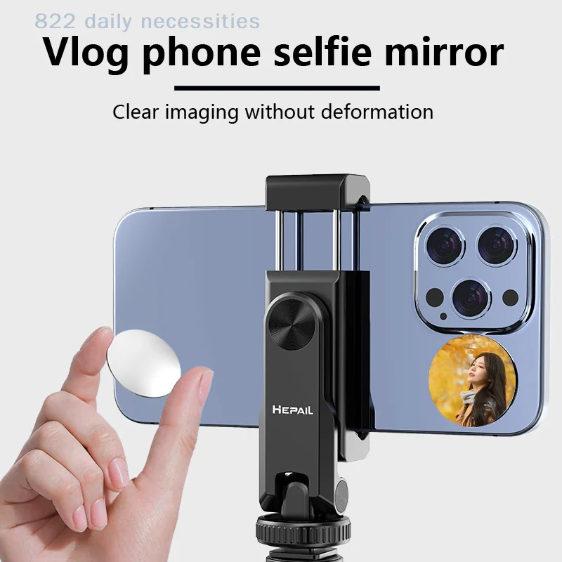 Universal Smartphone Selfie Vlog Mirror Portable Photo Video Accessory for iPhone - Selfie Booster TZ08