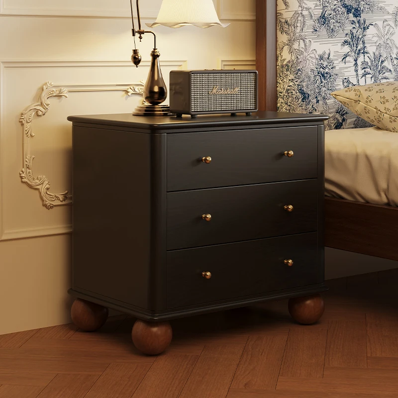 

Old Fashioed Vintage Nightstands Mid Century Designer Luxury Aesthetic Nightstands Classic Elegant Mesa De Cabeceira Furniture