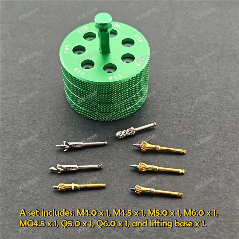 

Медицинский зубной имплантат из нержавеющей стали, костный профилер, шлифовальный бор, хирургический с подъемной основой для Hiossen OSS Den ITI MIS Adin