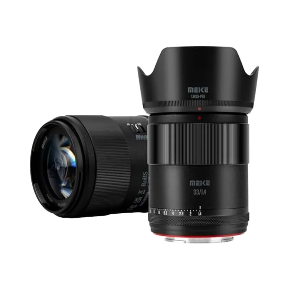 

Meike 33mm F1.4 Wide Angle APS-C Auto Focus Fixed Prime Lens STM Stepping Motor Compatible so Ny E Mount Mirrorless Cameras