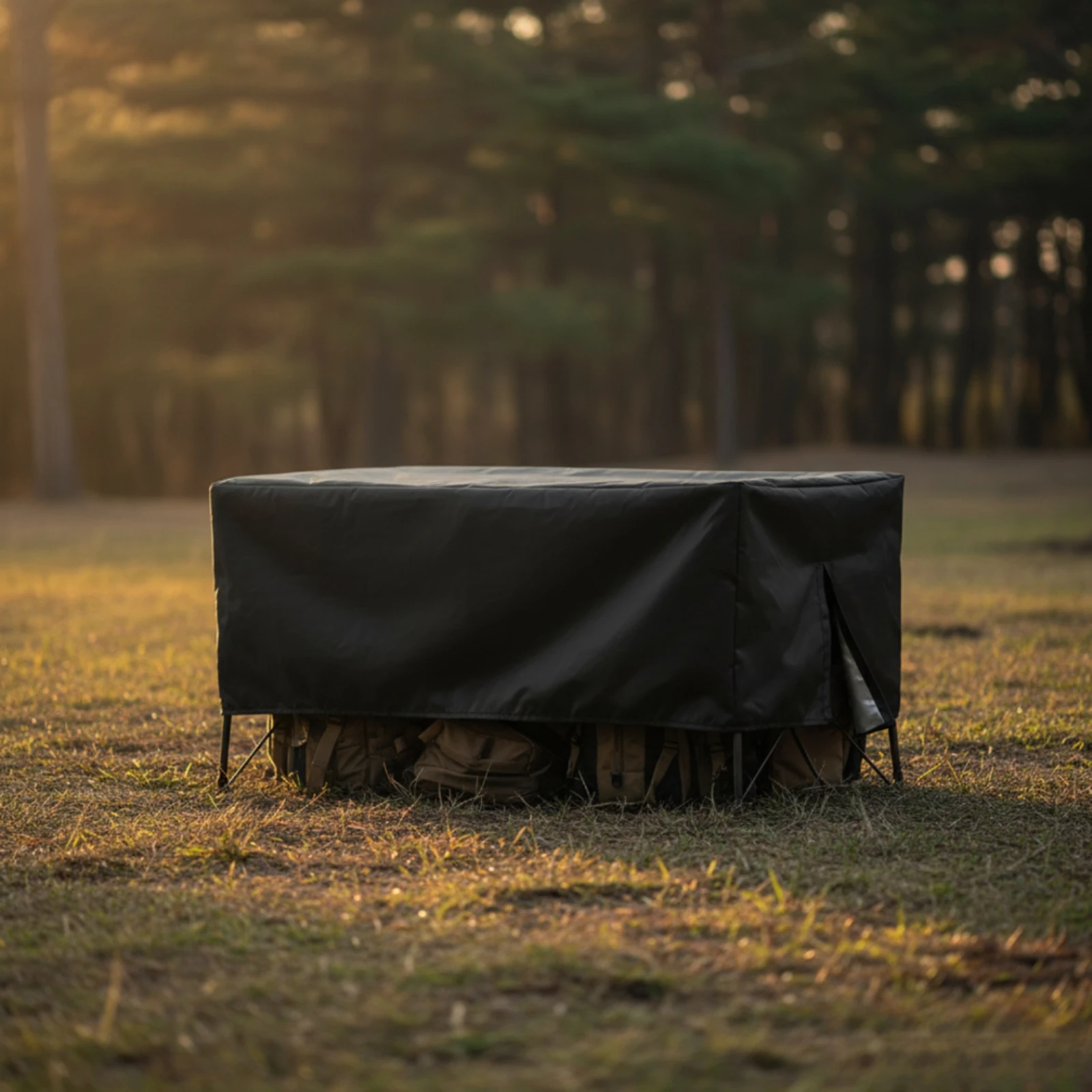 Folding Wagon Cover with Side Opening Weather Resistant Folding Wagon Cover Long-Lasting Easy to Install for Campers