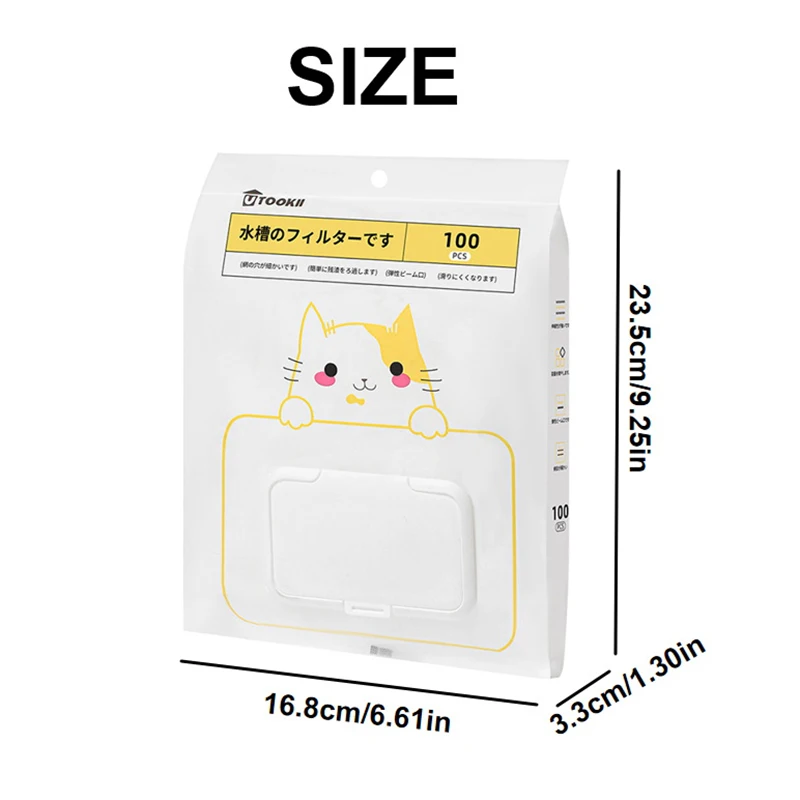 جديد 100 قطعة بالوعة المطبخ القابل للتصرف FilterMesh المجاري القمامة تصفية وجبة بقايا بركة شبكة حقيبة الصرف شاشة بالوعة شبكة نفايات