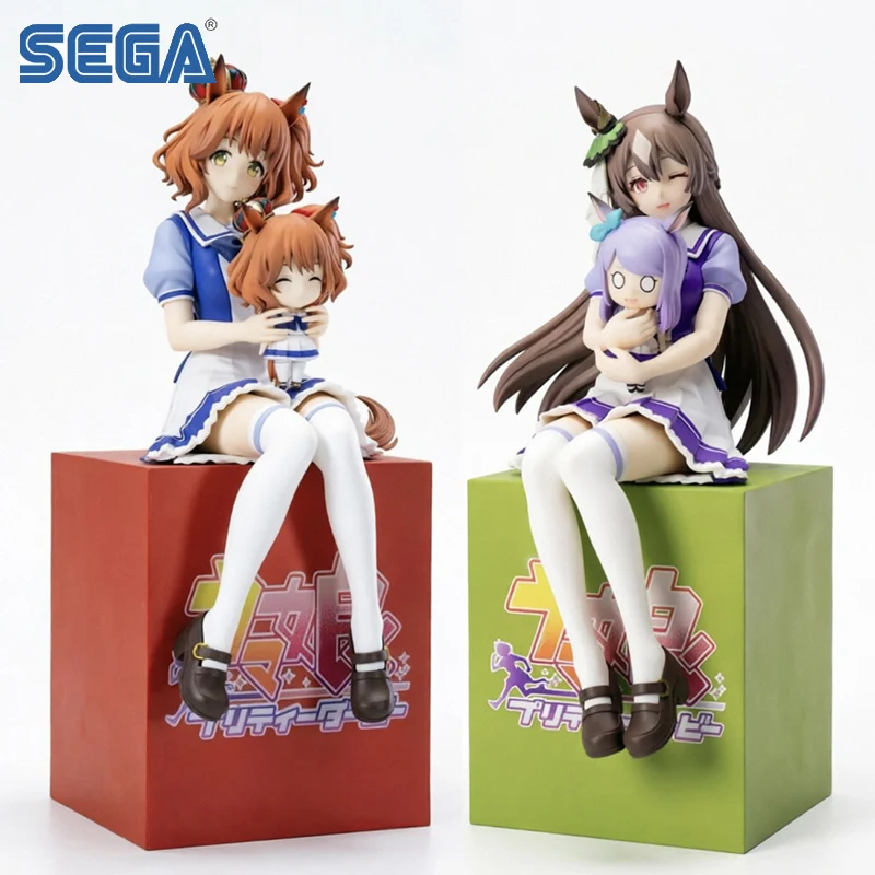 SEGA Pretty Derby XStellar Aston Machan Satono Diamond Version en position assise Figurines d'action en PVC, modèle de jouet d'anime