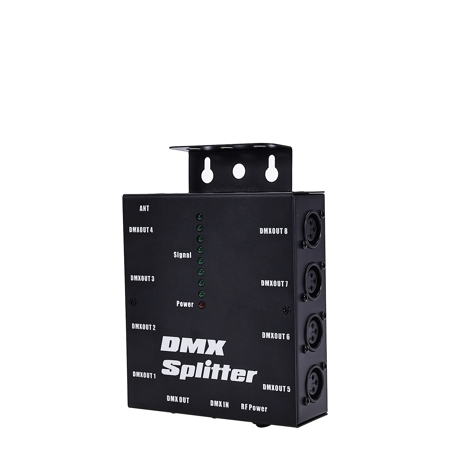 مضخم إشارة DMX512 اللاسلكي 8-Way معزول DMX Splitter لإضاءة المسرح - التحكم في لون الضوء بسهولة #3
