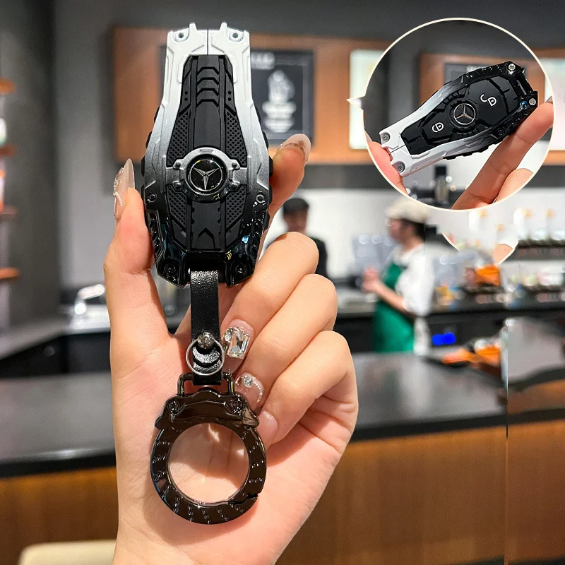 Чехол для автомобильного пульта дистанционного управления для Mercedes Benz A B C E S Class C200 C300 E350 E260L W205 CLA CLS GLA GLC GLE GLS Аксессуары