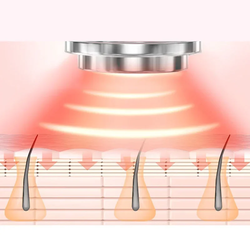 ชุดเครื่องขัดผิวอัลตร้าโซนิคเครื่องกำจัดขนบนใบหน้า EMS Alat pemijat wajah LED ลอกโพรงอากาศยกกระชับใบหน้า