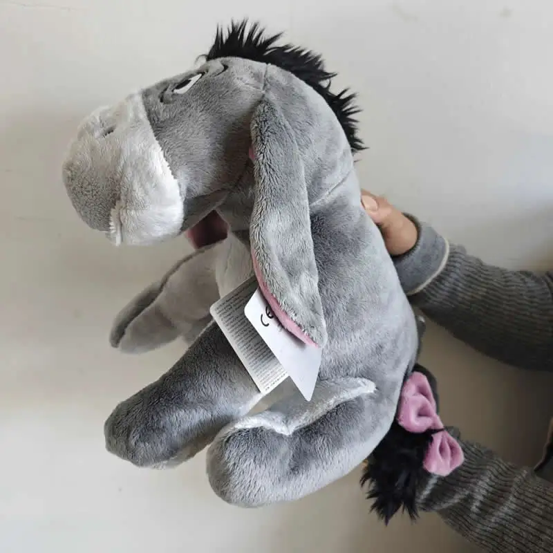 36cm 14\'\' Gray Eeyore Donkey Stuff Animal Cute Soft Plush Toy Doll Birthday Children Gift Collection