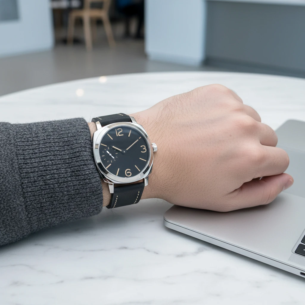 2025 Neue CORGEUT 42mm Klassische Quadratische Mechanische Uhr für Herren ST3600 Uhrwerk Saphirglas Sport Luxus Piloten-Armbanduhr reloj – Detail 1