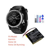 Smartwatch Battery 3.7V/230mAh 361-00098-00 for Garmin Fenix 5X,Fenix 5X Running,Not fit Fenix 5s Plus