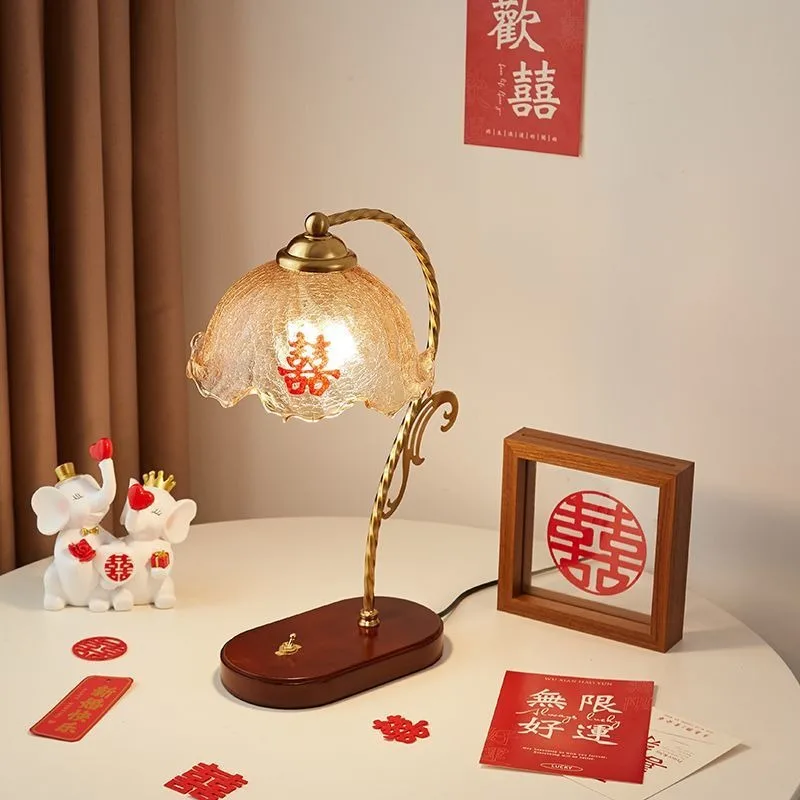 

Wedding gift bridal bedroom dowry ornament high-end lamp