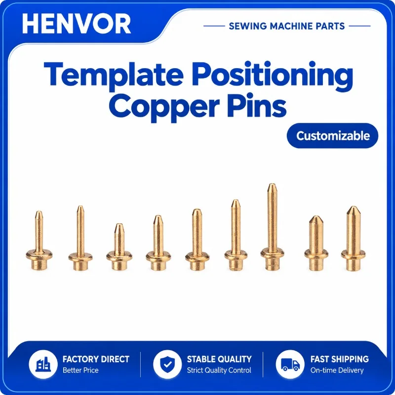 HENVOR Template Positioning Pins for Computer Pattern Sewing Machine Clothing Template Hanging Pins Replacement Parts