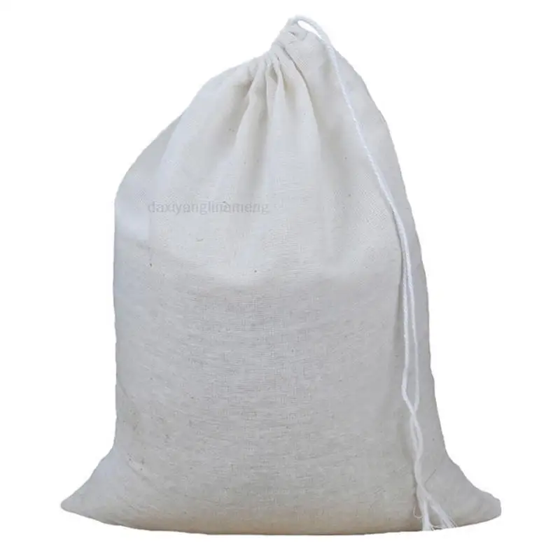 10pcs/lot  8/10/13/20/30/40cm All Sizes Gauze Bag Filter Spice Package Seasoning Soup Chinese Medicine Bag Tea bags