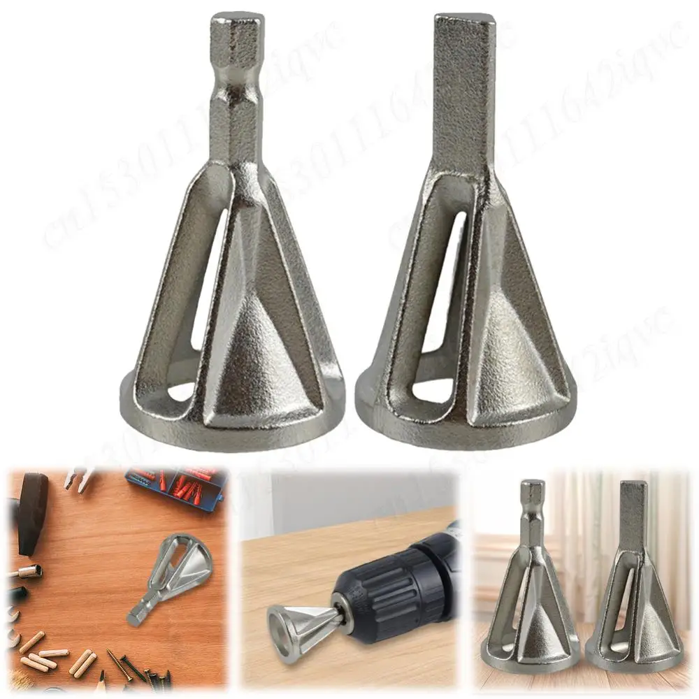 6-20mm Metal Deburr Drills Triangular/Hexagonal Handle Fast Remove Burr Tools Deburring Drill Bit Car Repair Garage Tools