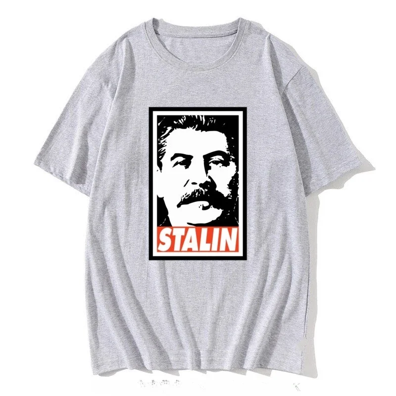 USSR Tees Stalin Swag Tops Fitness Summer Tops Tees fashion Male Tshirt Newest Hipster Yellow T Shirt For Comrade Men T-shirts