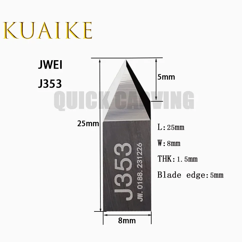 10PCS JWEI J353 Oscillating Blade Summa 500-9803 60 Degree Knife Jingwei ESKO Colex Digital Cutting Machine Tools